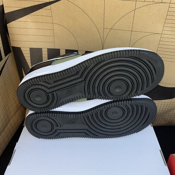 NEW Nike Air Force 1 By You Leather White Green Black HF0663-900 Women’s Size 9 - Picture 5 of 7